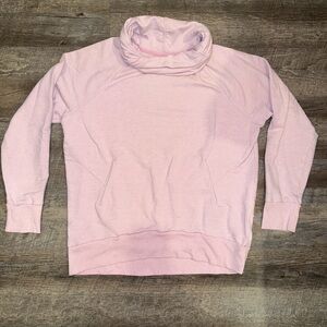 Zella Soft Pink Cowl TurtleNeck Sweater Size M